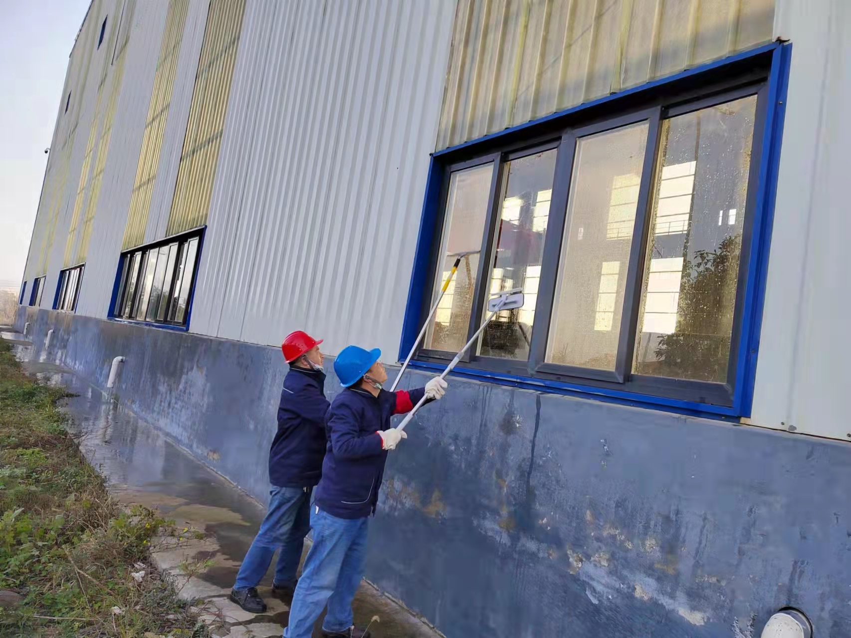 初冬不畏寒?清掃護家園 初冬不畏寒?清掃護家園