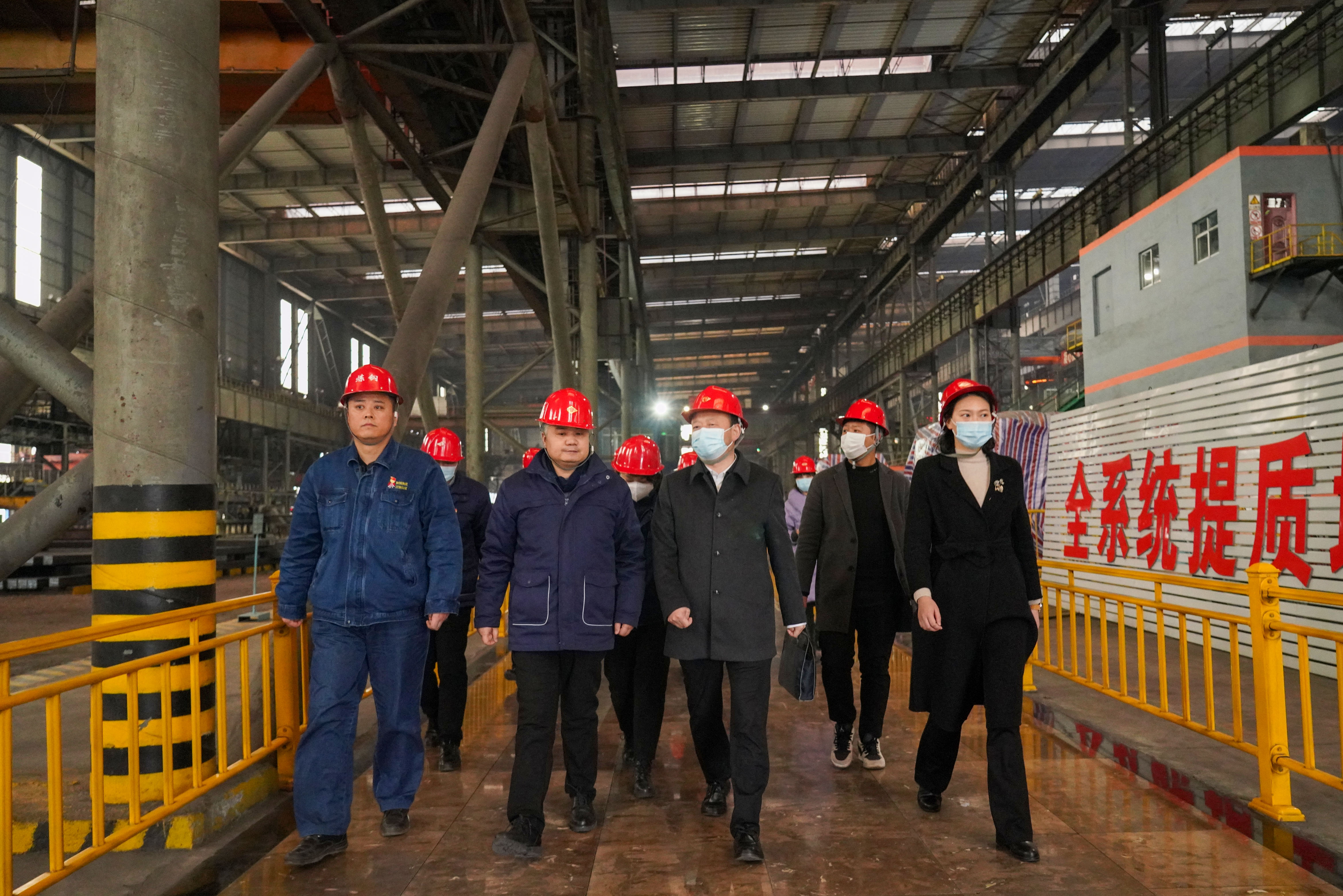 勉縣縣委書記黎建軍一行到公司調(diào)研 勉縣縣委書記黎建軍一行到公司調(diào)研