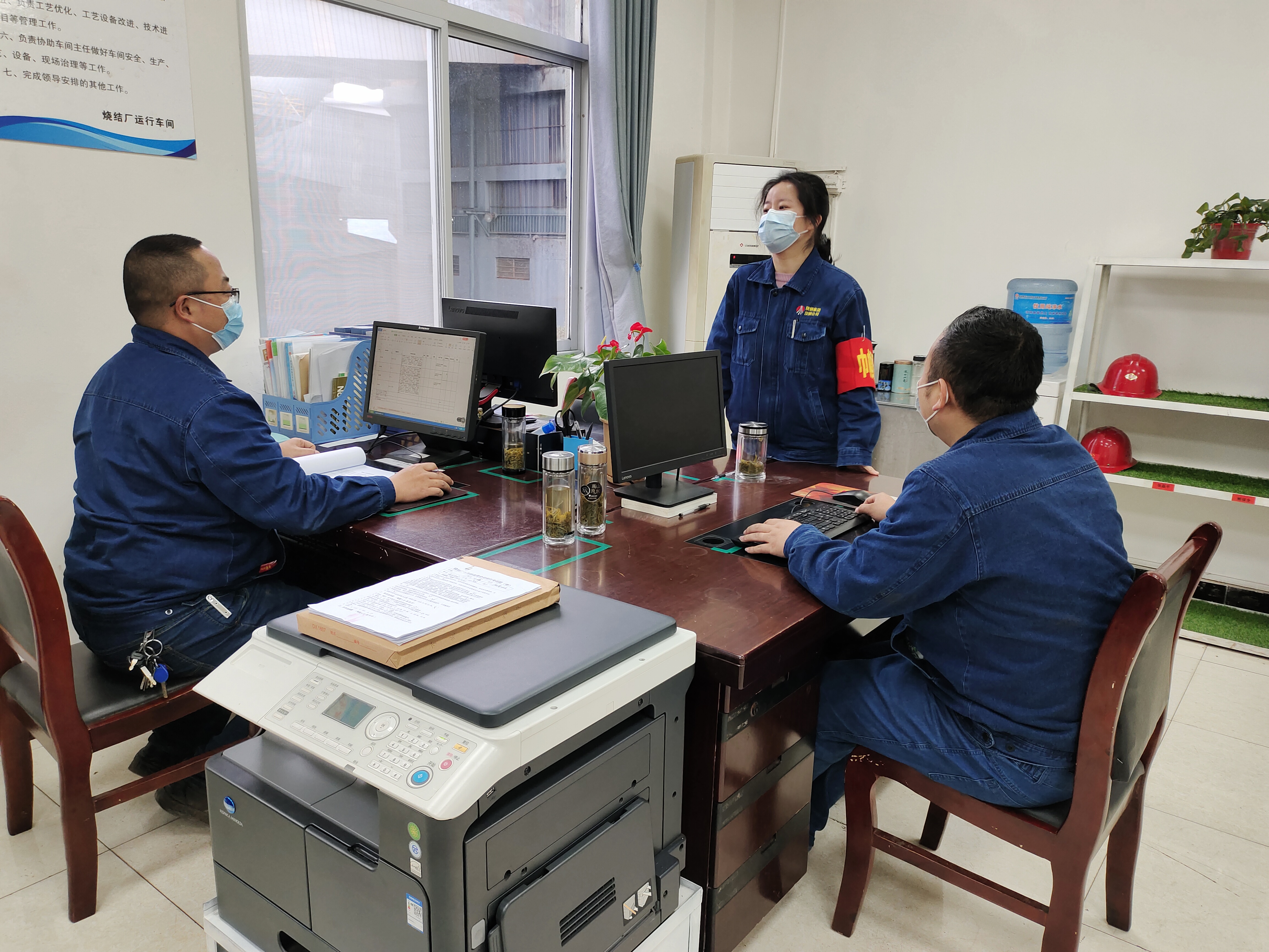 講文明樹新風,燒結有支“巾幗督導隊” 講文明樹新風,燒結有支“巾幗督導隊”