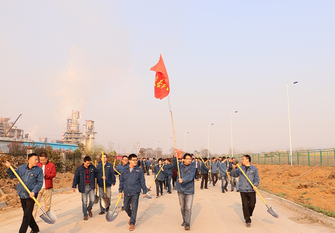 漢鋼公司掀起“美麗漢鋼,你我共創”擴綠行動 漢鋼公司掀起“美麗漢鋼,你我共創”擴綠行動