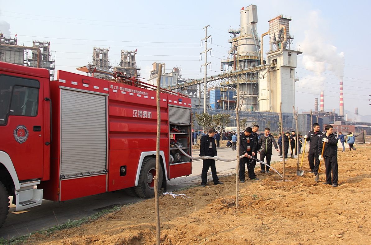 漢鋼公司掀起“美麗漢鋼,你我共創”擴綠行動 漢鋼公司掀起“美麗漢鋼,你我共創”擴綠行動