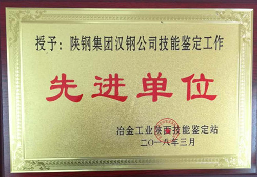 【金色榮譽】公司榮獲“2017年度技能鑒定先進單位”榮譽 【金色榮譽】公司榮獲“2017年度技能鑒定先進單位”榮譽